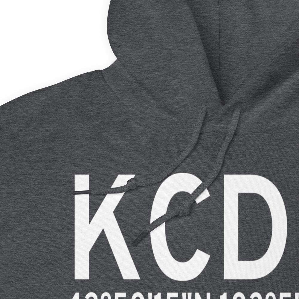 Chadron Municipal Airport (KCDR) ICAO Hoodie Sweatshirt 