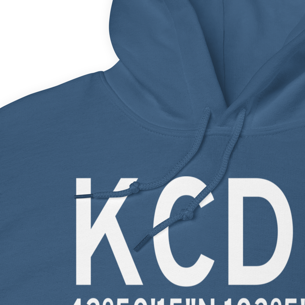 Chadron Municipal Airport (KCDR) ICAO Hoodie Sweatshirt 