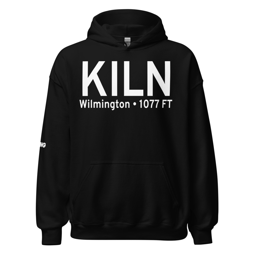 Wilmington Airpark (KILN) ICAO Hoodie Sweatshirt 