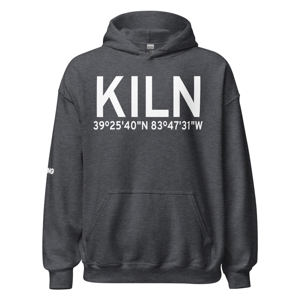 Wilmington Airpark (KILN) ICAO Hoodie Sweatshirt 