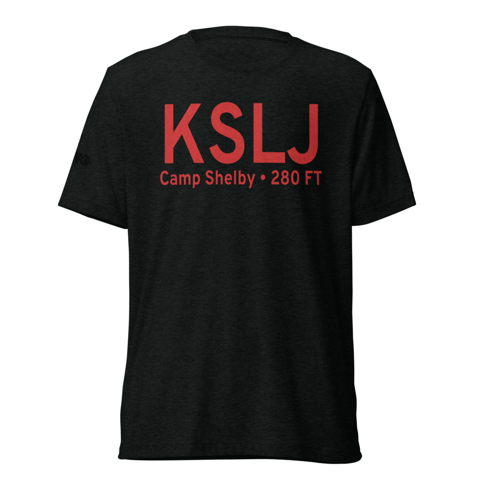 Hagler Army Heliport (KSLJ) ICAO Tri-blend T-Shirt 