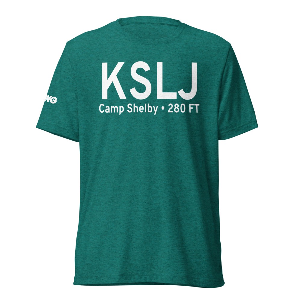 Hagler Army Heliport (KSLJ) ICAO Tri-blend T-Shirt 