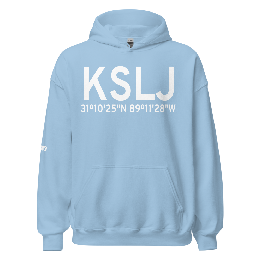 Hagler Army Heliport (KSLJ) ICAO Hoodie Sweatshirt 