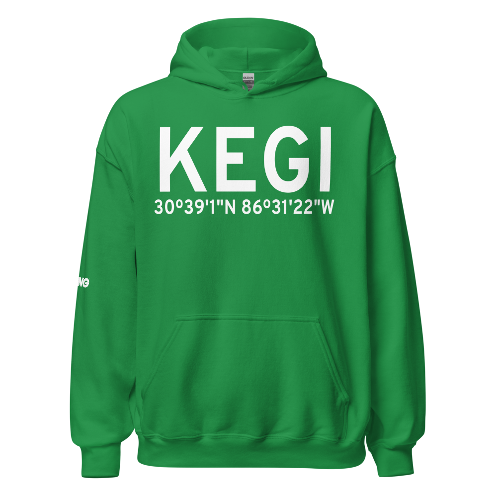 Duke Field (KEGI) ICAO Hoodie Sweatshirt 