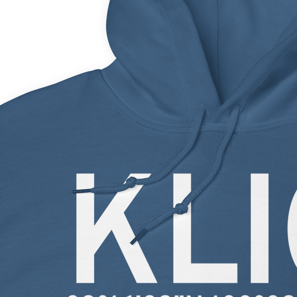 Limon Municipal Airport (KLIC) ICAO Hoodie Sweatshirt 