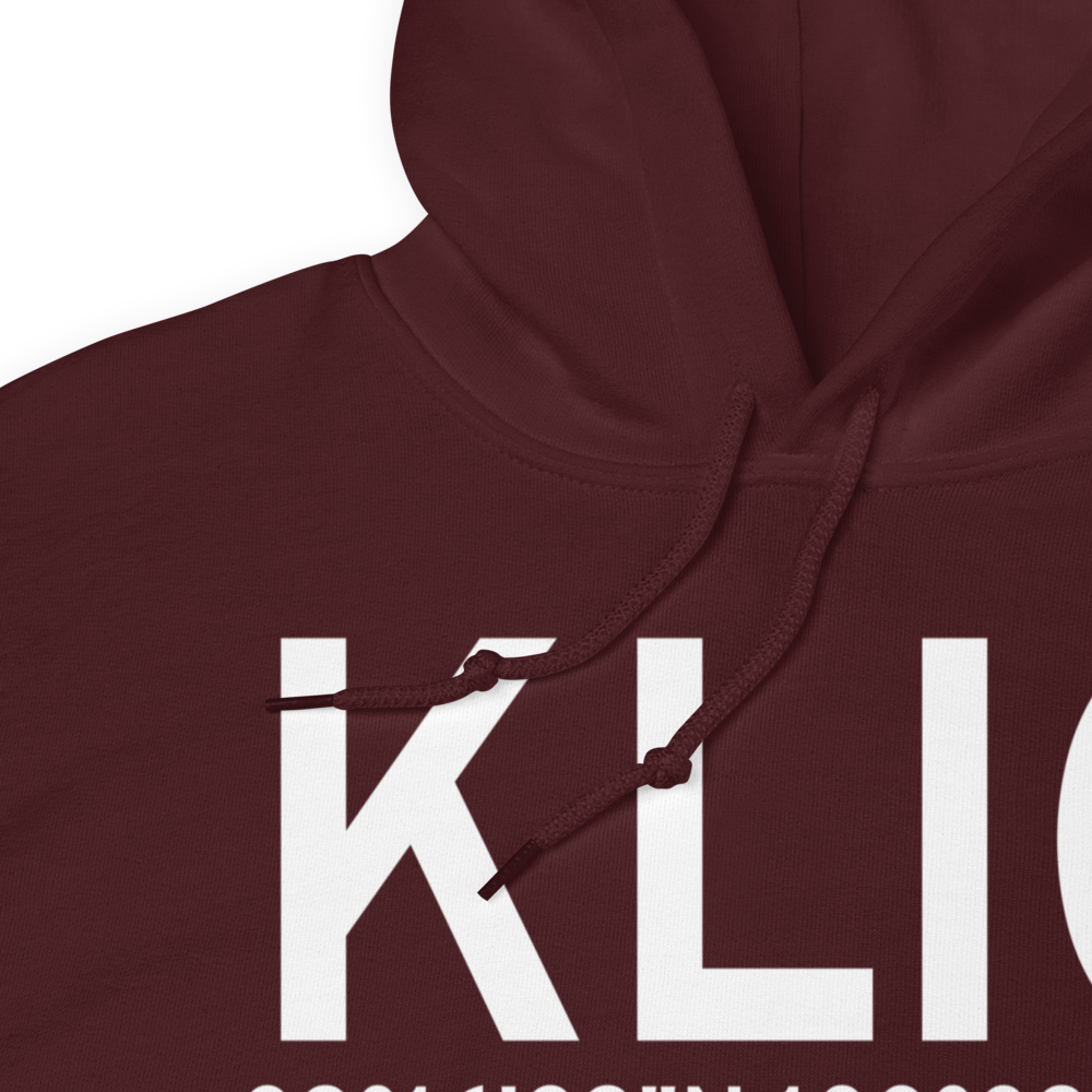 Limon Municipal Airport (KLIC) ICAO Hoodie Sweatshirt 