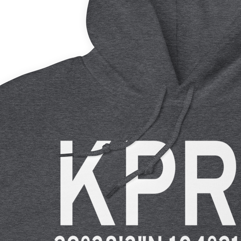 Presidio Lely International Airport (KPRS) ICAO Hoodie Sweatshirt 