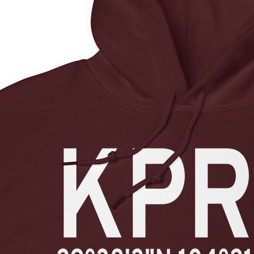 Presidio Lely International Airport (KPRS) ICAO Hoodie Sweatshirt 