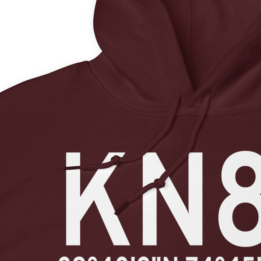 Hammonton Municipal Airport (KN81) ICAO Hoodie Sweatshirt 