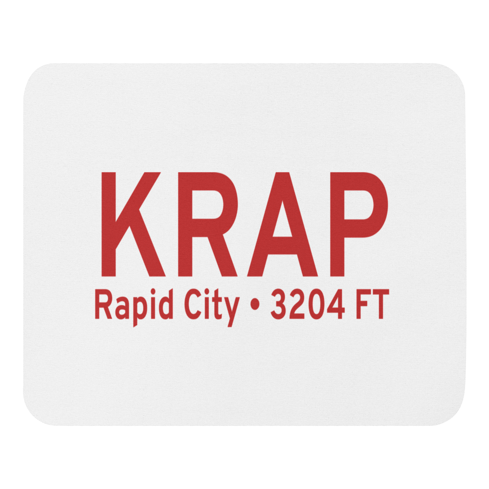 Rapid City Regional Airport (KRAP) ICAO  Mouse Pad 