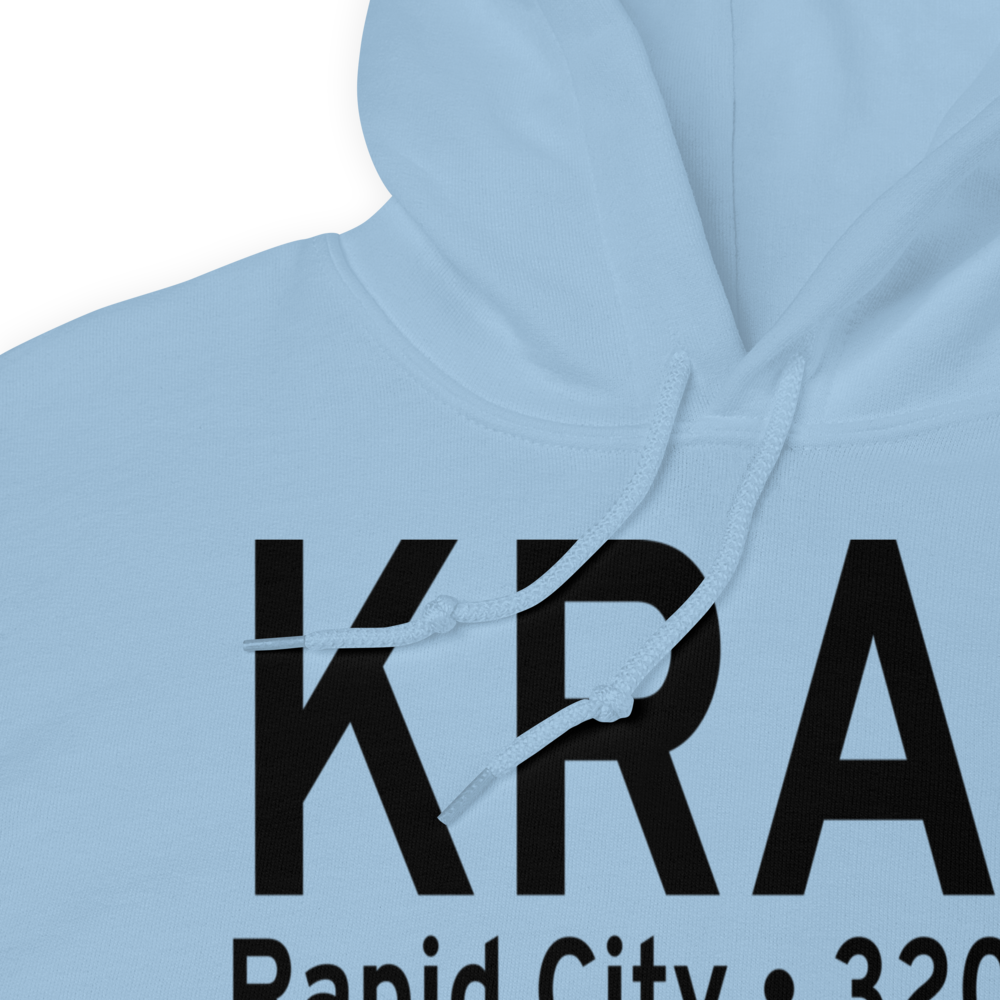Rapid City Regional Airport (KRAP) ICAO Hoodie Sweatshirt 