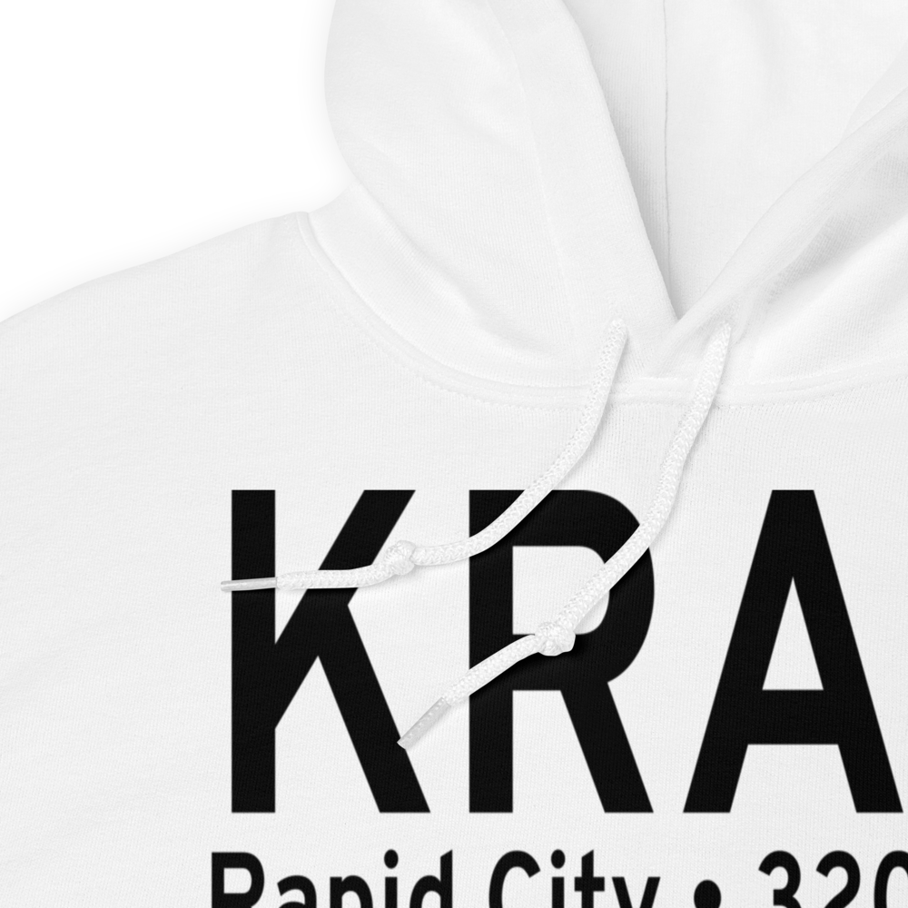 Rapid City Regional Airport (KRAP) ICAO Hoodie Sweatshirt 