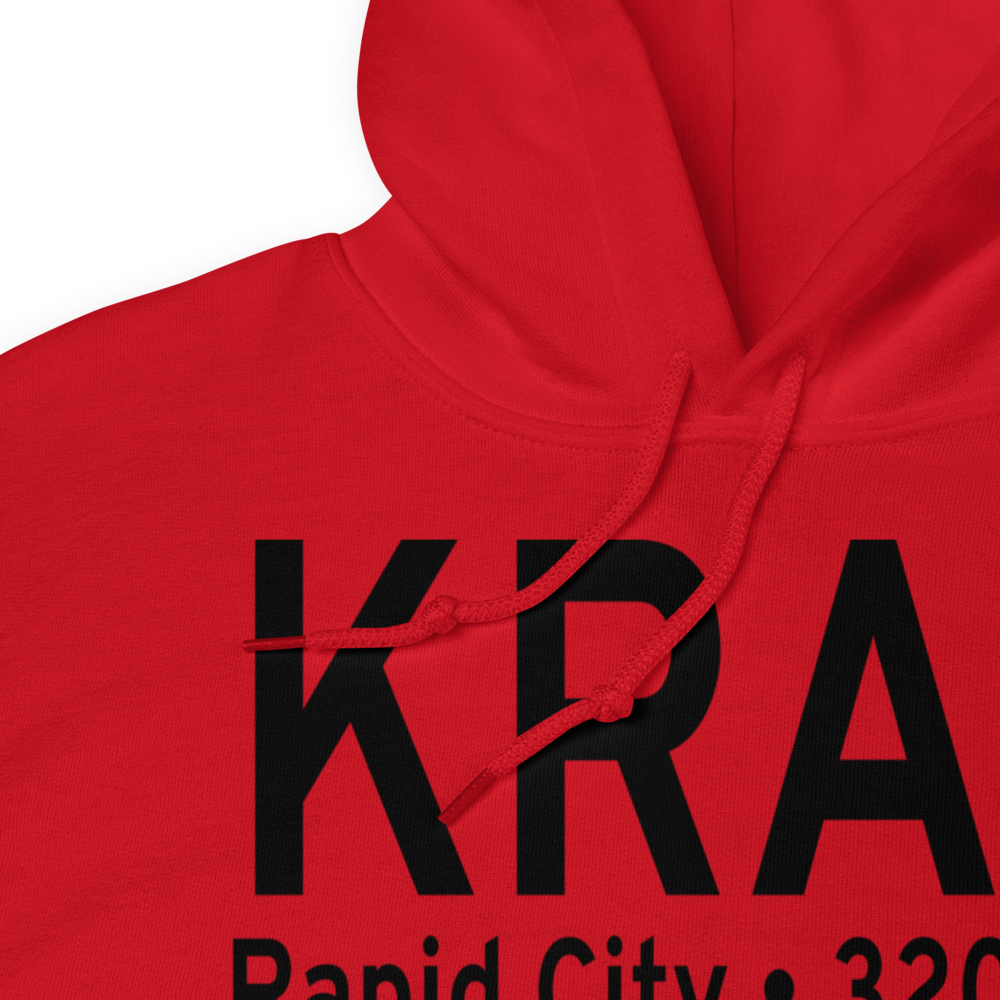 Rapid City Regional Airport (KRAP) ICAO Hoodie Sweatshirt 