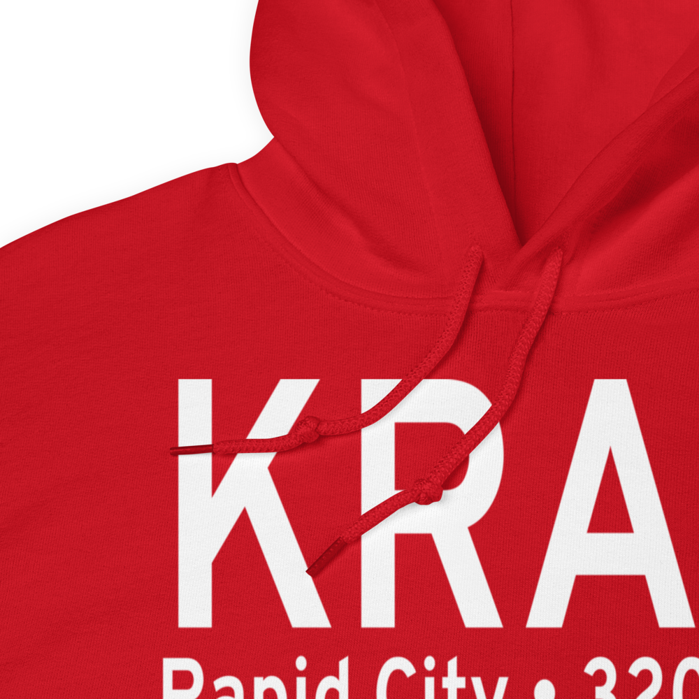 Rapid City Regional Airport (KRAP) ICAO Hoodie Sweatshirt 