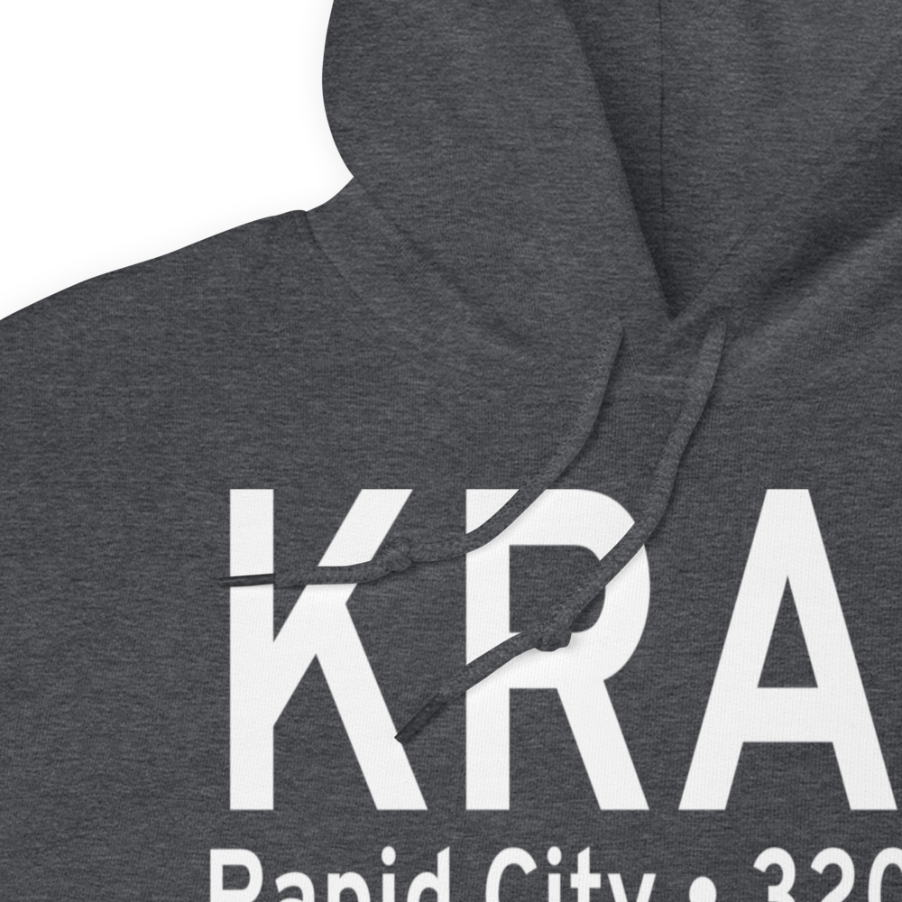 Rapid City Regional Airport (KRAP) ICAO Hoodie Sweatshirt 