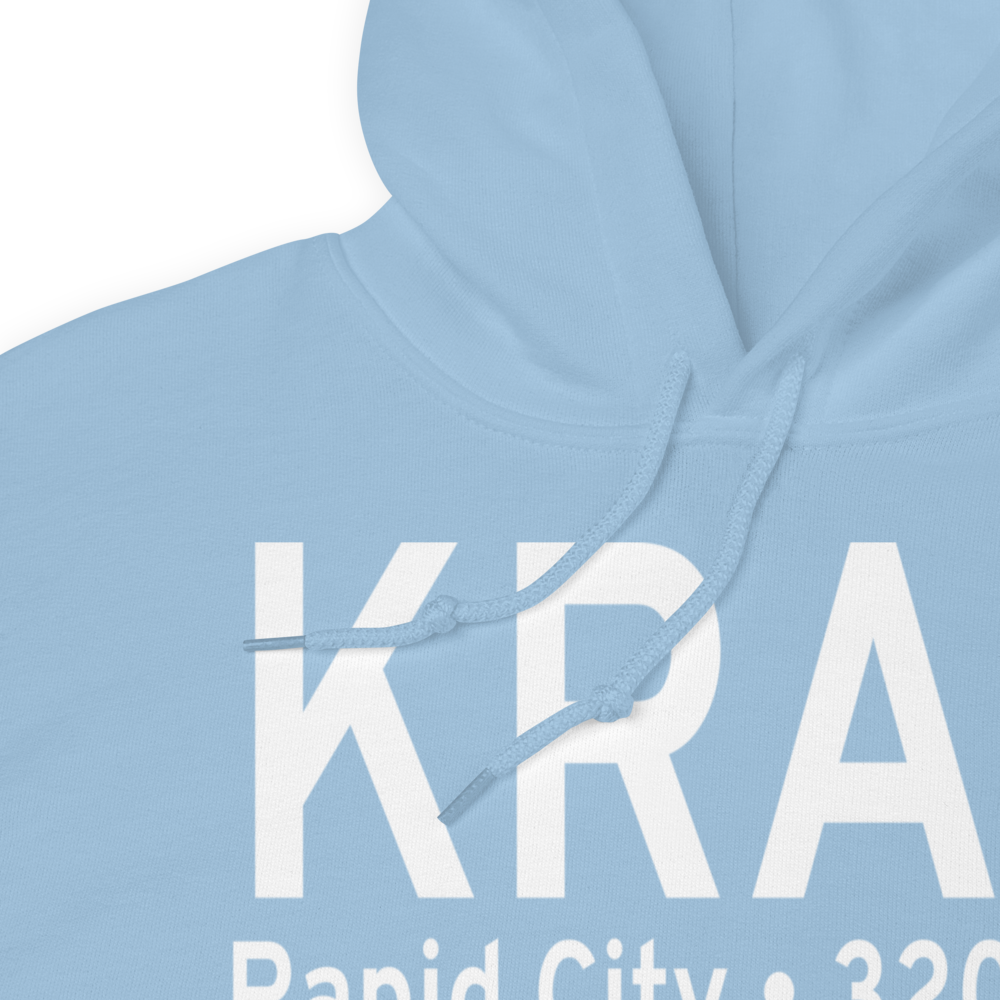 Rapid City Regional Airport (KRAP) ICAO Hoodie Sweatshirt 