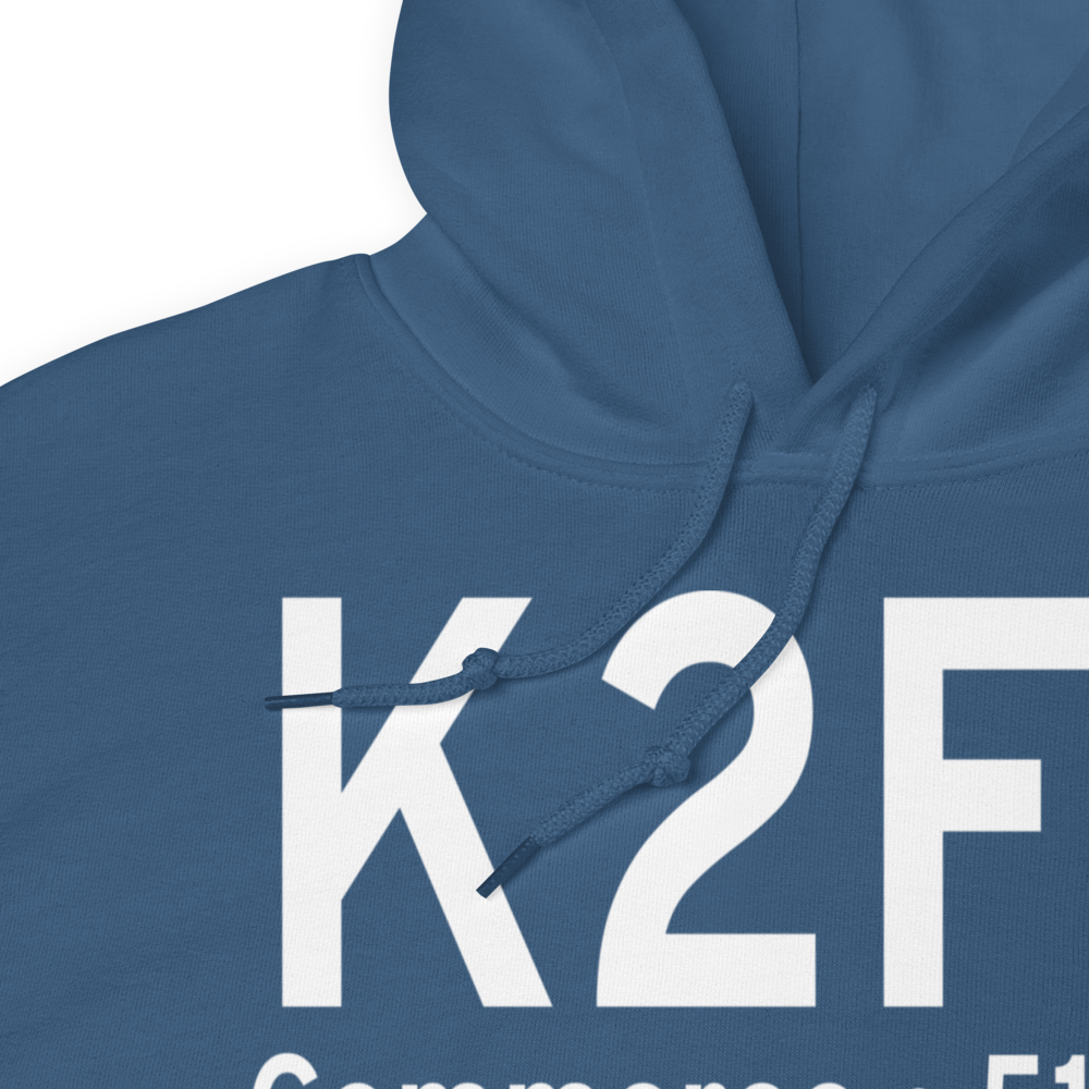 Commerce Municipal Airport (K2F7) ICAO Hoodie Sweatshirt 