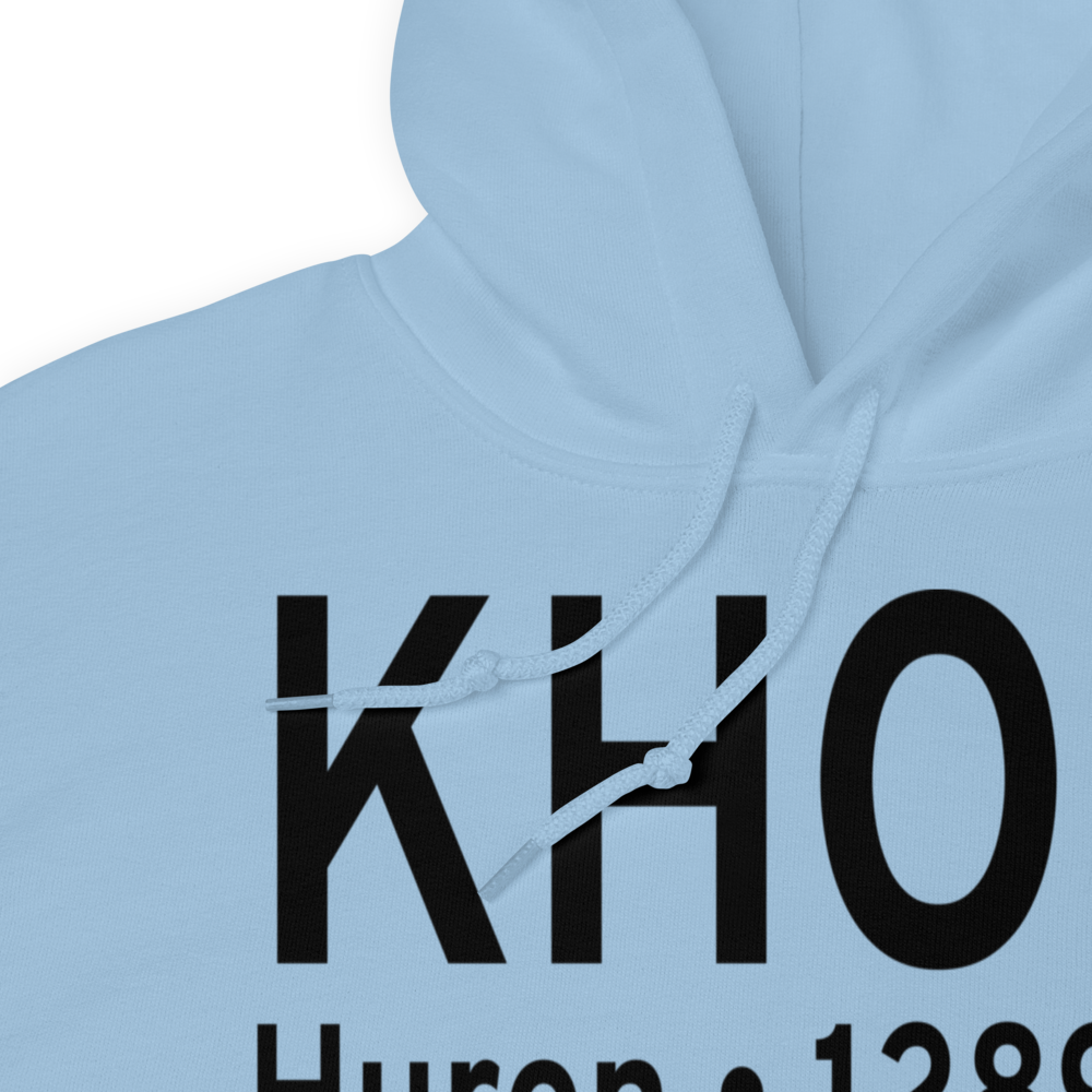 Huron Regional Airport (KHON) ICAO Hoodie Sweatshirt 