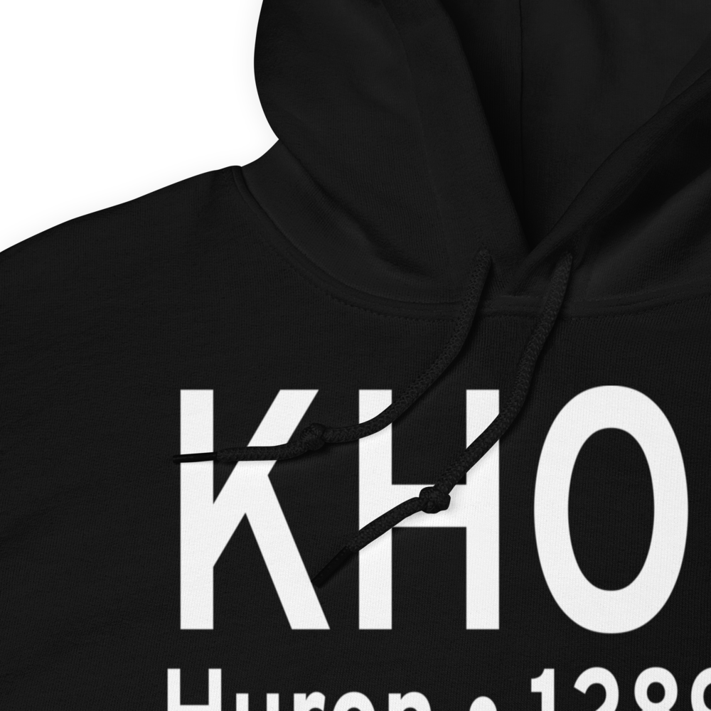 Huron Regional Airport (KHON) ICAO Hoodie Sweatshirt 
