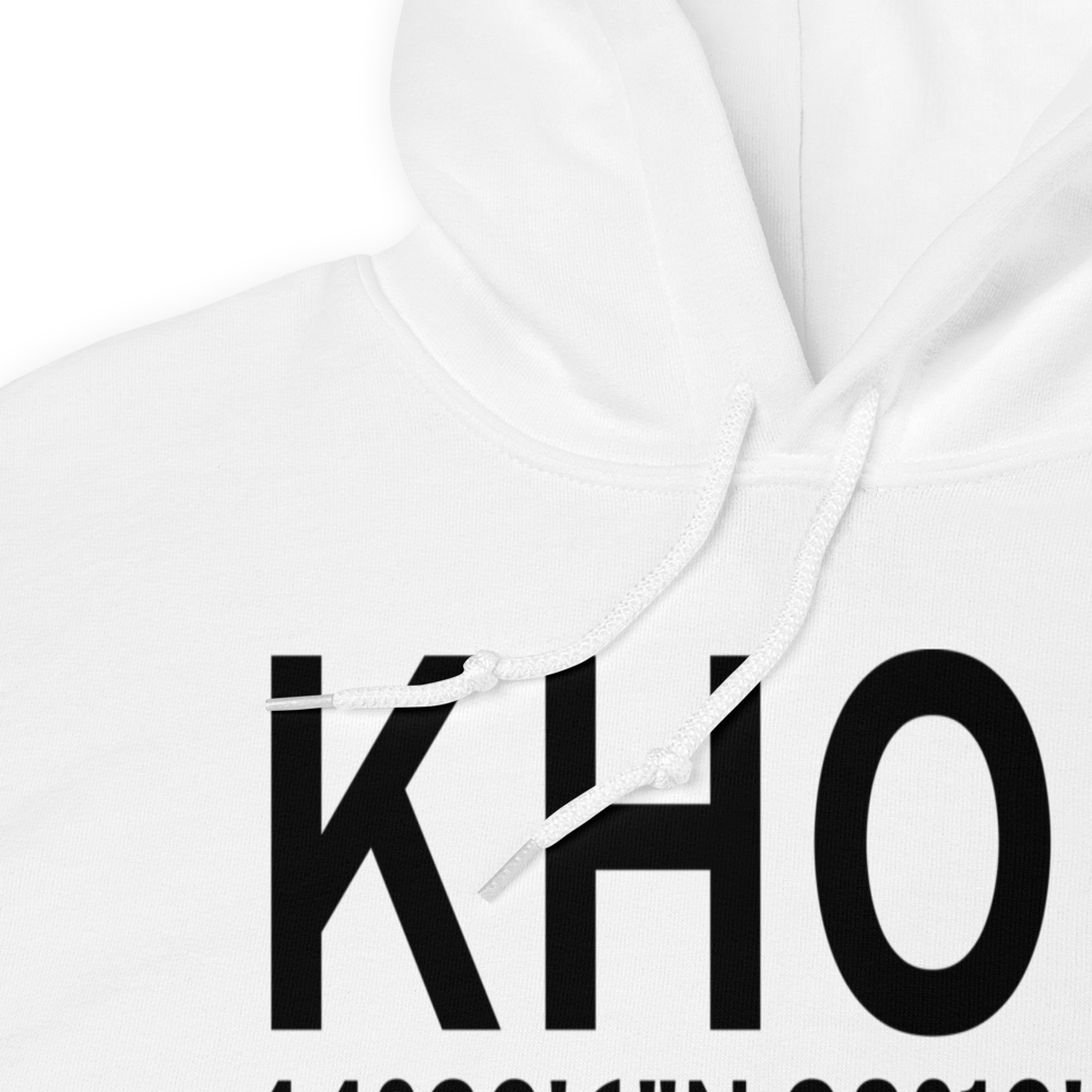 Huron Regional Airport (KHON) ICAO Hoodie Sweatshirt 
