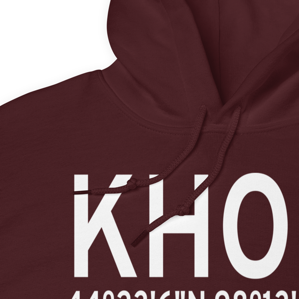 Huron Regional Airport (KHON) ICAO Hoodie Sweatshirt 