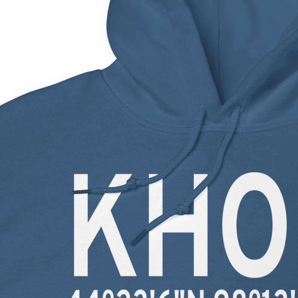 Huron Regional Airport (KHON) ICAO Hoodie Sweatshirt 