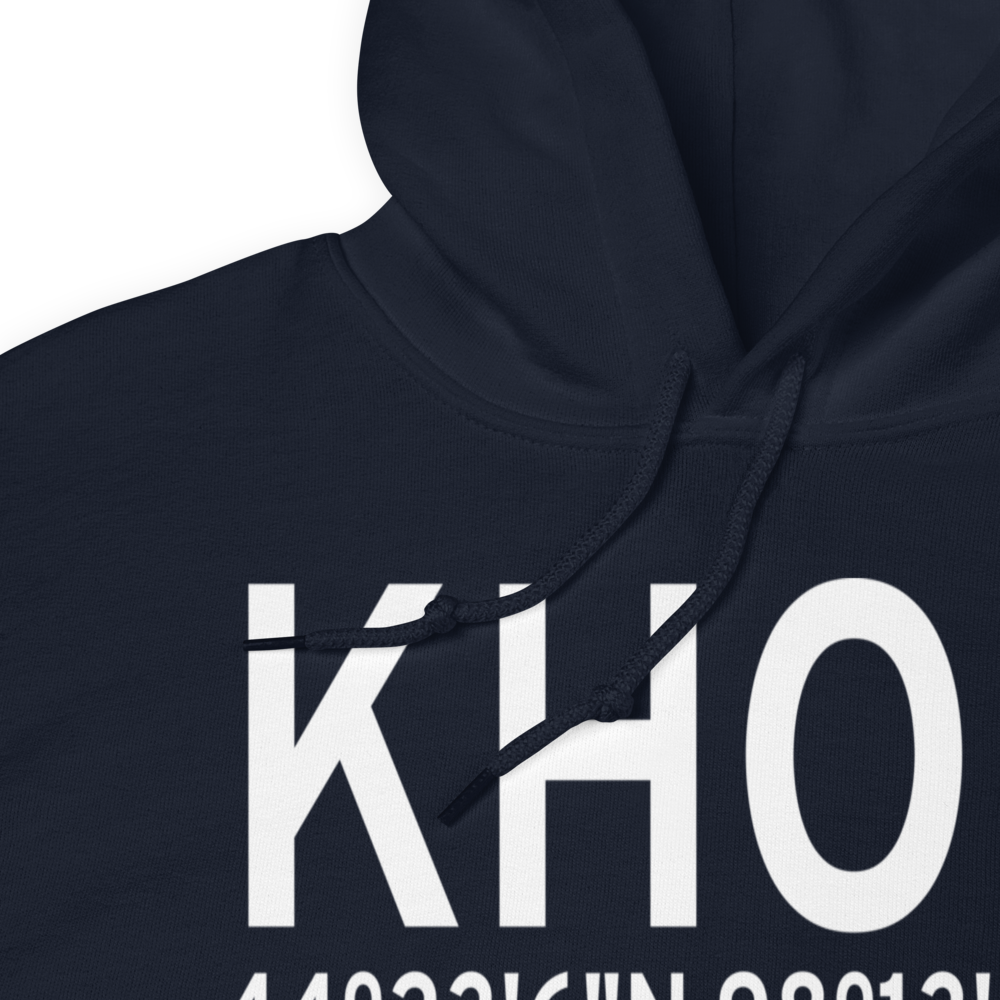 Huron Regional Airport (KHON) ICAO Hoodie Sweatshirt 