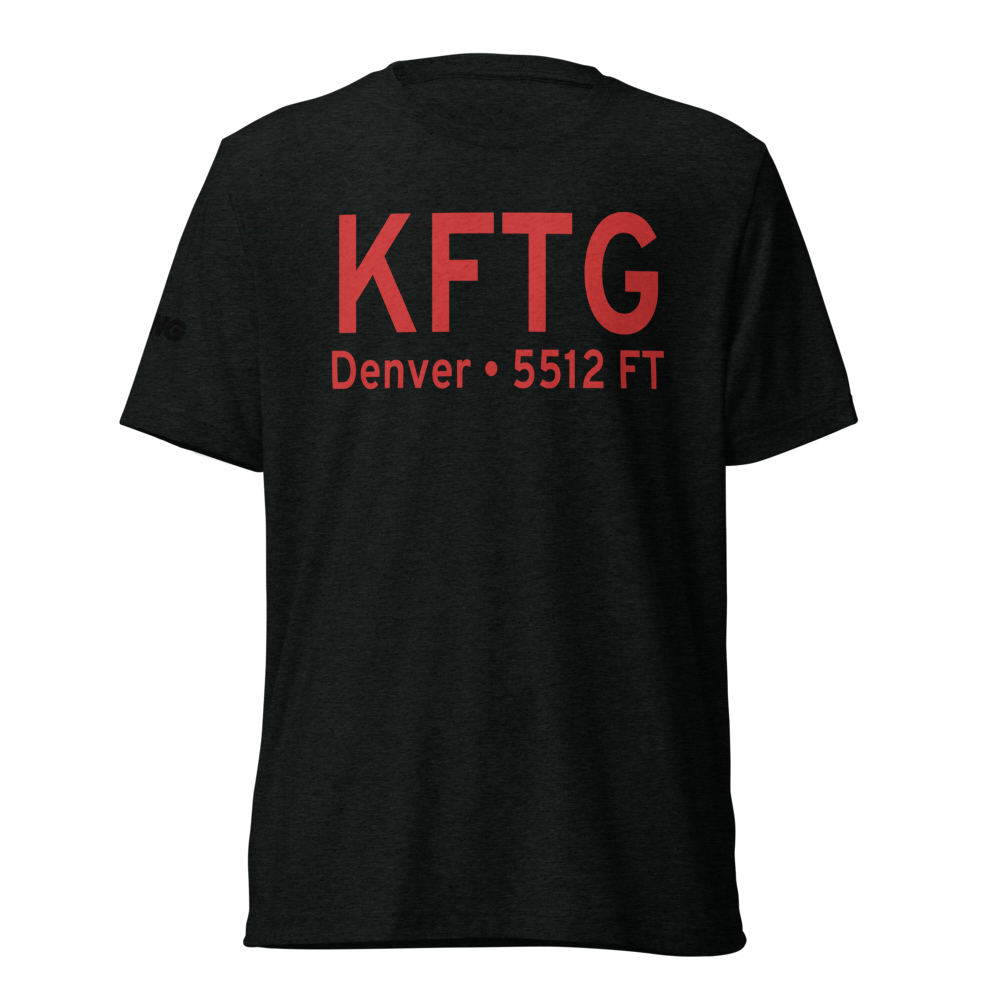Colorado Air and Space Port (KFTG) ICAO Tri-blend T-Shirt 