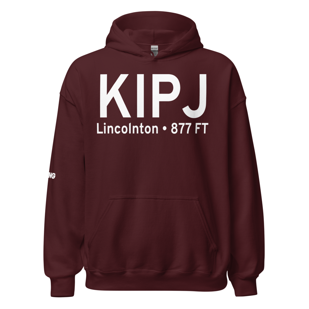 Lincolnton Lincoln County Regional Airport (KIPJ) ICAO Hoodie Sweatshirt 