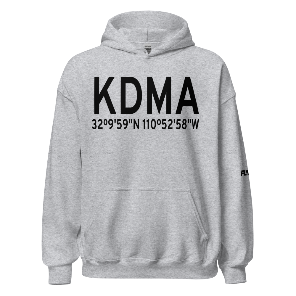 Davis Monthan Air Force Base (KDMA) ICAO Hoodie Sweatshirt 