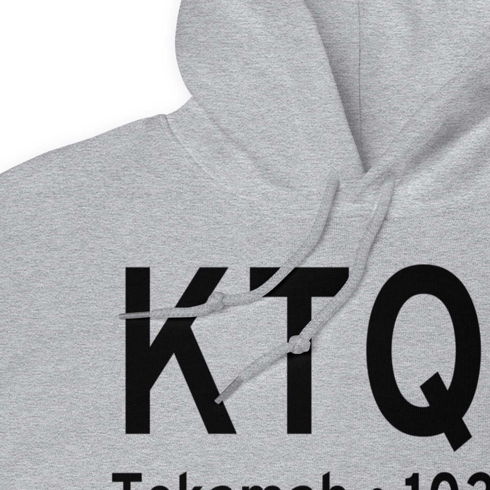 Tekamah Municipal Airport (KTQE) ICAO Hoodie Sweatshirt 