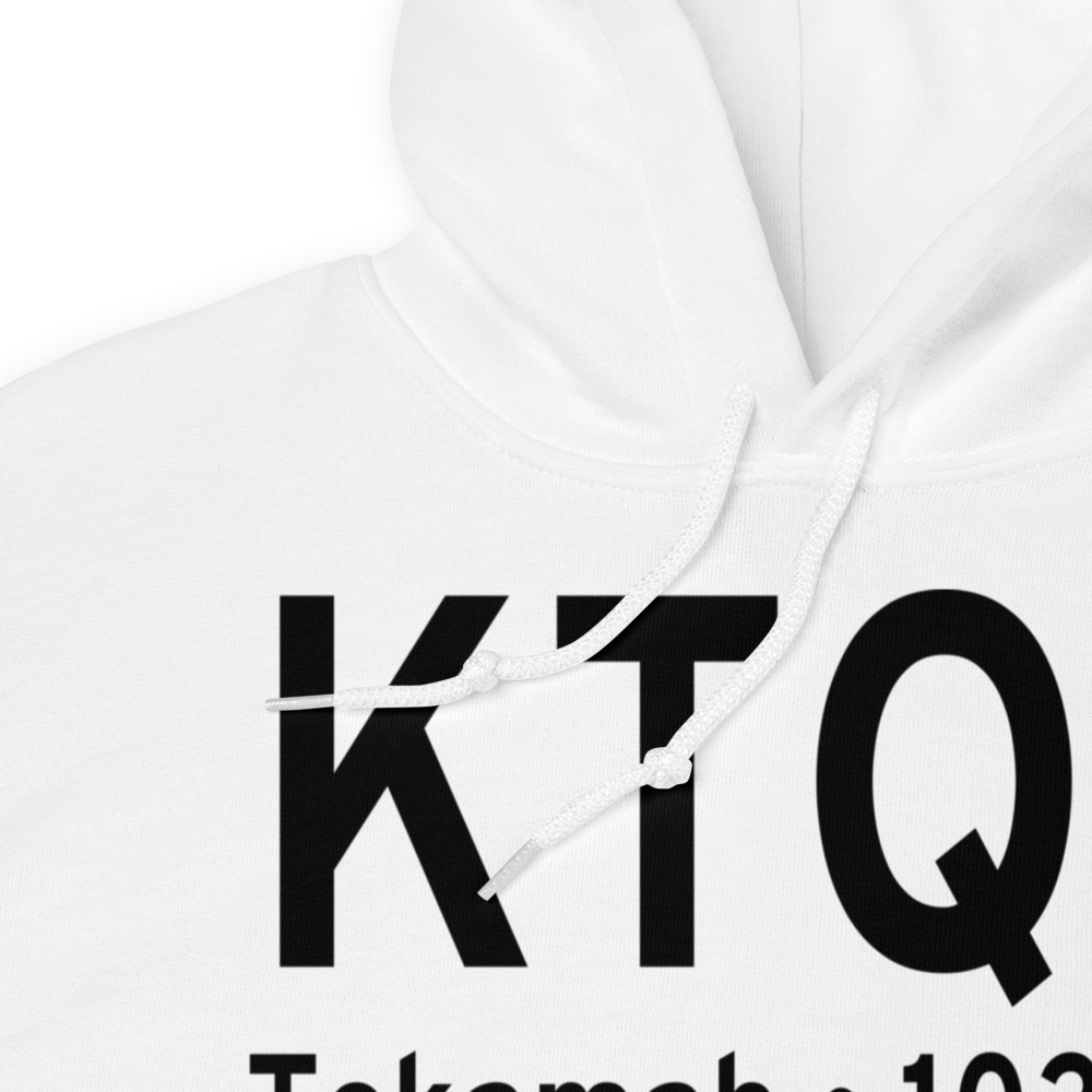 Tekamah Municipal Airport (KTQE) ICAO Hoodie Sweatshirt 
