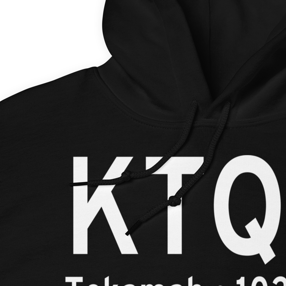 Tekamah Municipal Airport (KTQE) ICAO Hoodie Sweatshirt 