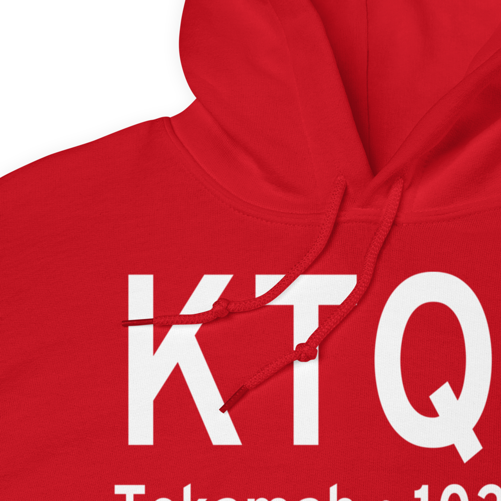 Tekamah Municipal Airport (KTQE) ICAO Hoodie Sweatshirt 