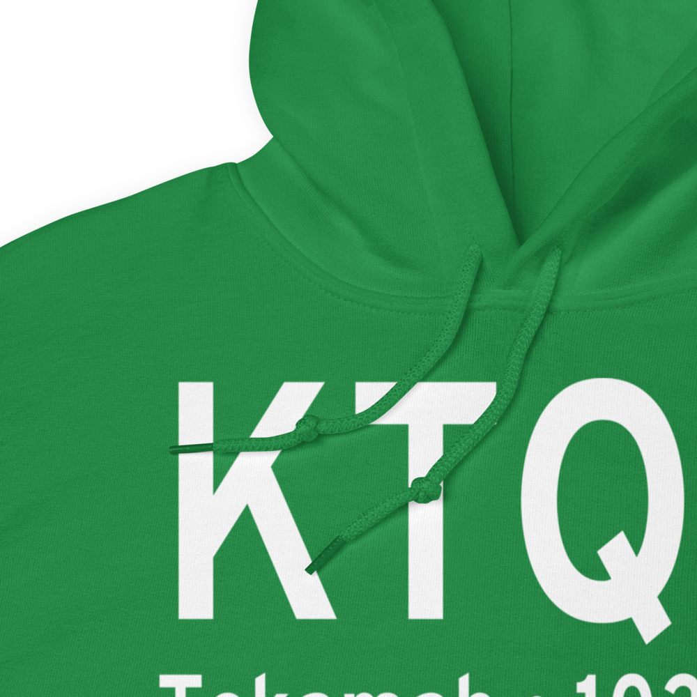 Tekamah Municipal Airport (KTQE) ICAO Hoodie Sweatshirt 