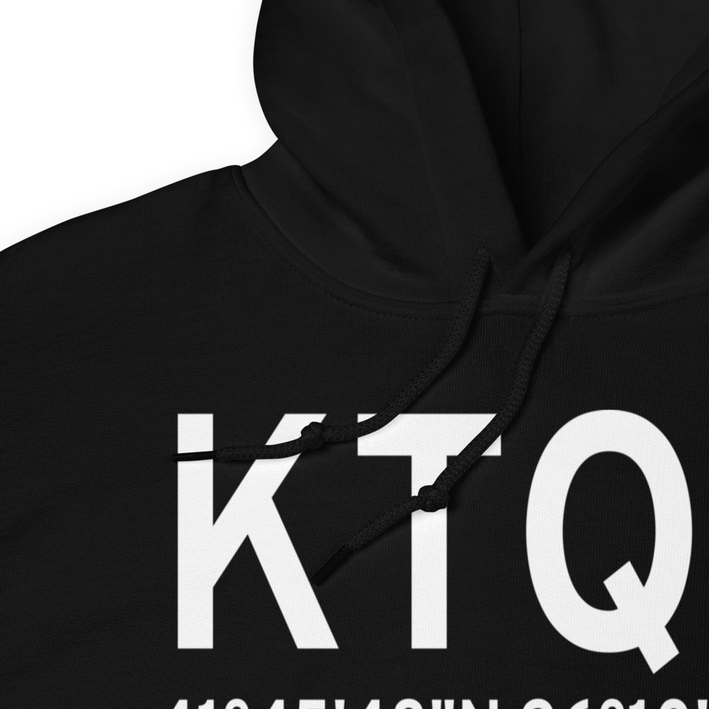 Tekamah Municipal Airport (KTQE) ICAO Hoodie Sweatshirt 