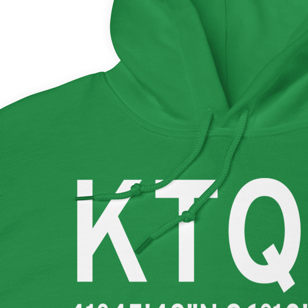 Tekamah Municipal Airport (KTQE) ICAO Hoodie Sweatshirt 