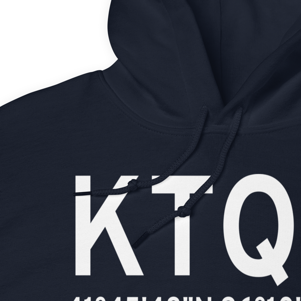 Tekamah Municipal Airport (KTQE) ICAO Hoodie Sweatshirt 