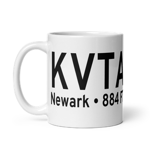 Newark Heath Airport (KVTA) ICAO Mug