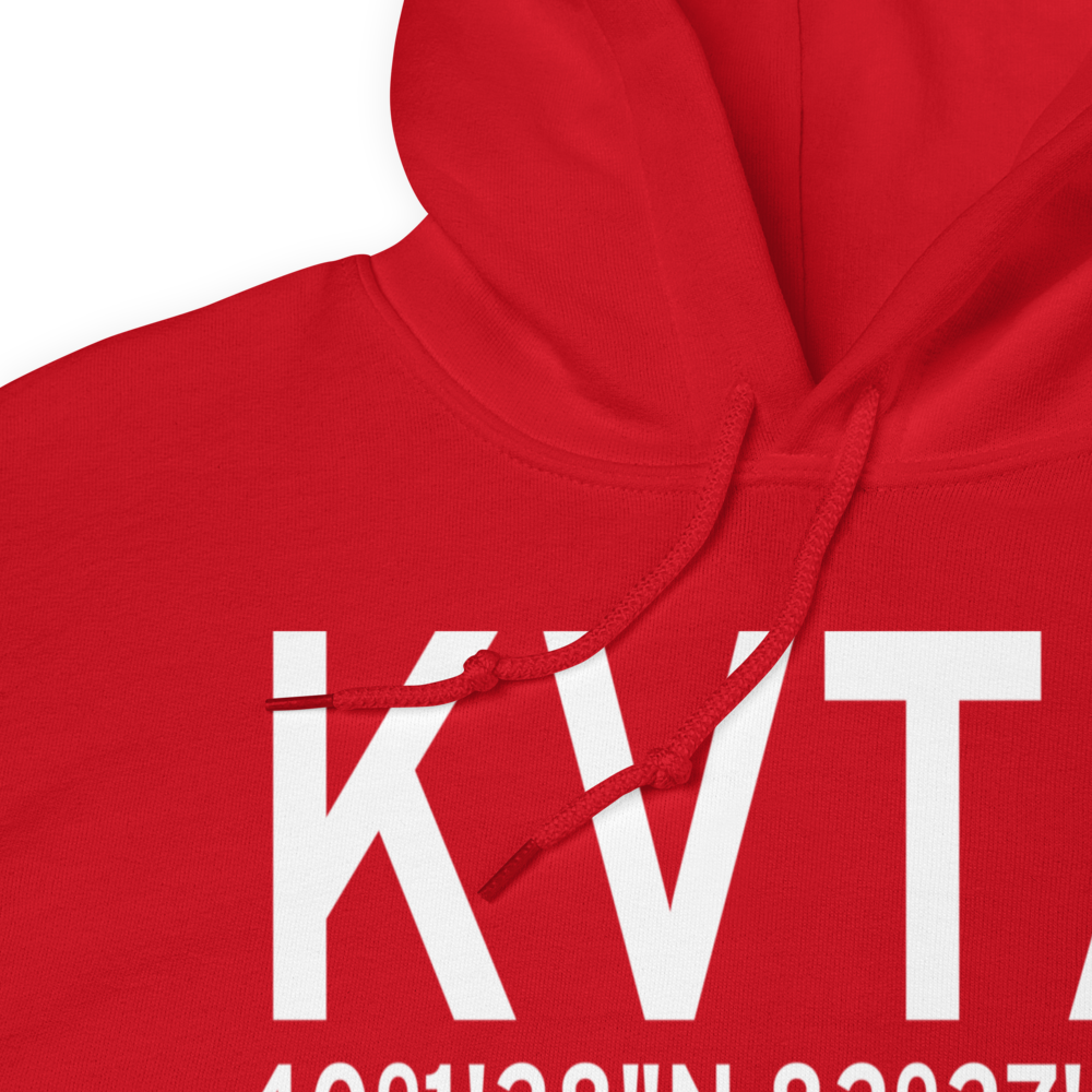 Newark Heath Airport (KVTA) ICAO Hoodie Sweatshirt 