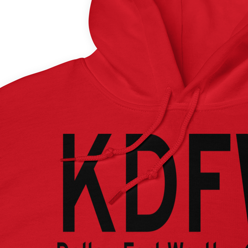 Dallas Fort Worth International Airport (KDFW) ICAO Hoodie Sweatshirt 