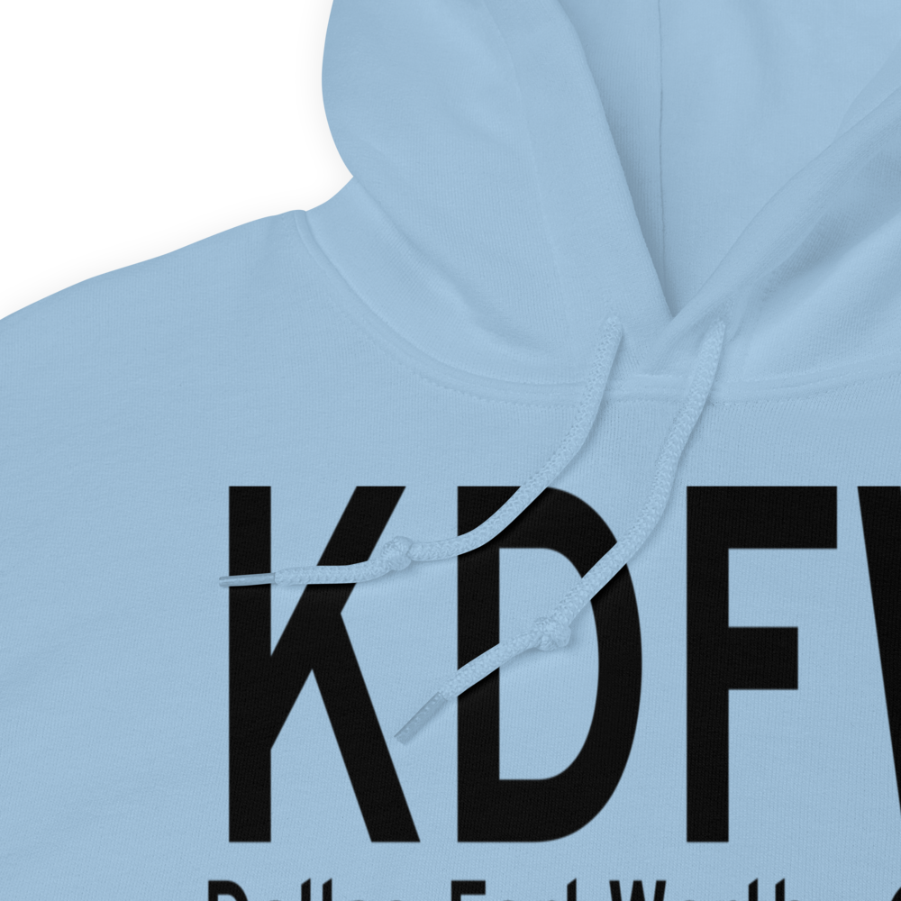 Dallas Fort Worth International Airport (KDFW) ICAO Hoodie Sweatshirt 