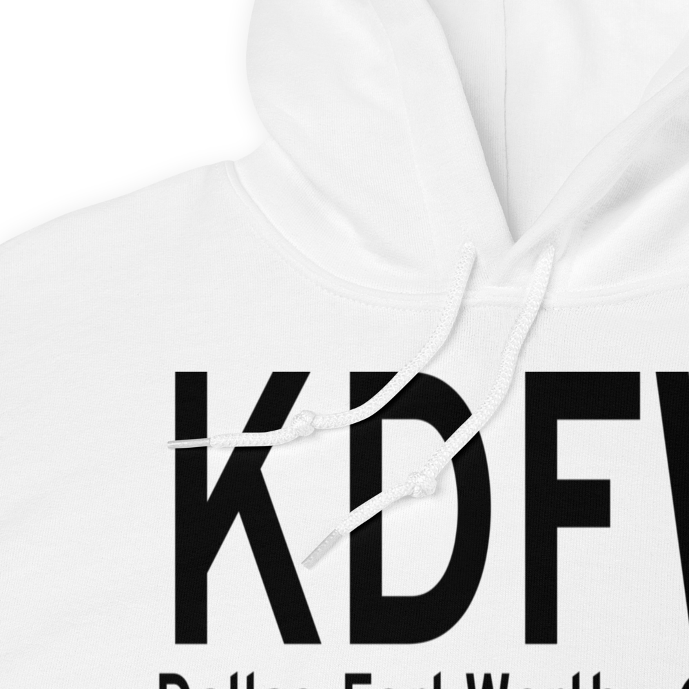 Dallas Fort Worth International Airport (KDFW) ICAO Hoodie Sweatshirt 