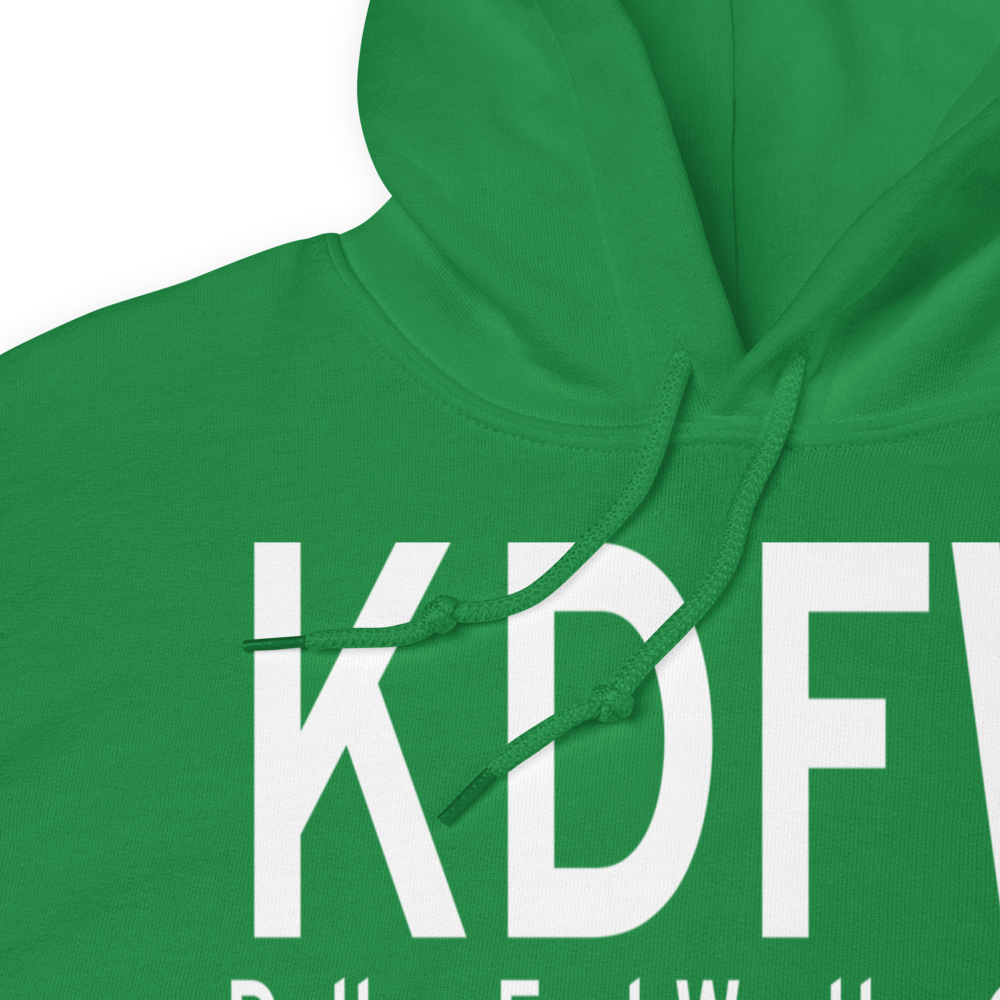 Dallas Fort Worth International Airport (KDFW) ICAO Hoodie Sweatshirt 