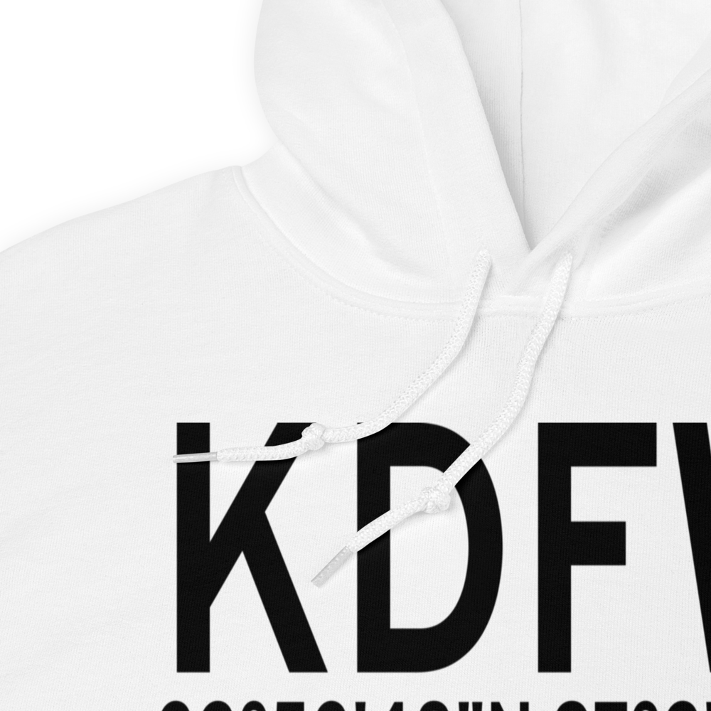 Dallas Fort Worth International Airport (KDFW) ICAO Hoodie Sweatshirt 