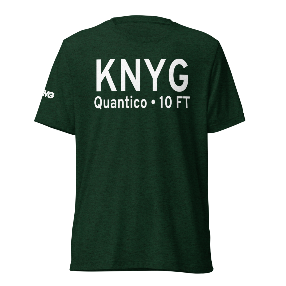 Quantico MCAF /Turner field (KNYG) ICAO Tri-blend T-Shirt 