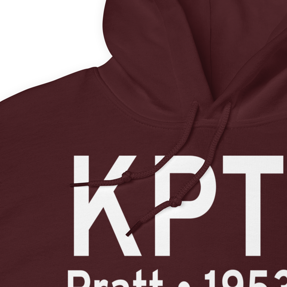 Pratt Regional Airport (KPTT) ICAO Hoodie Sweatshirt 