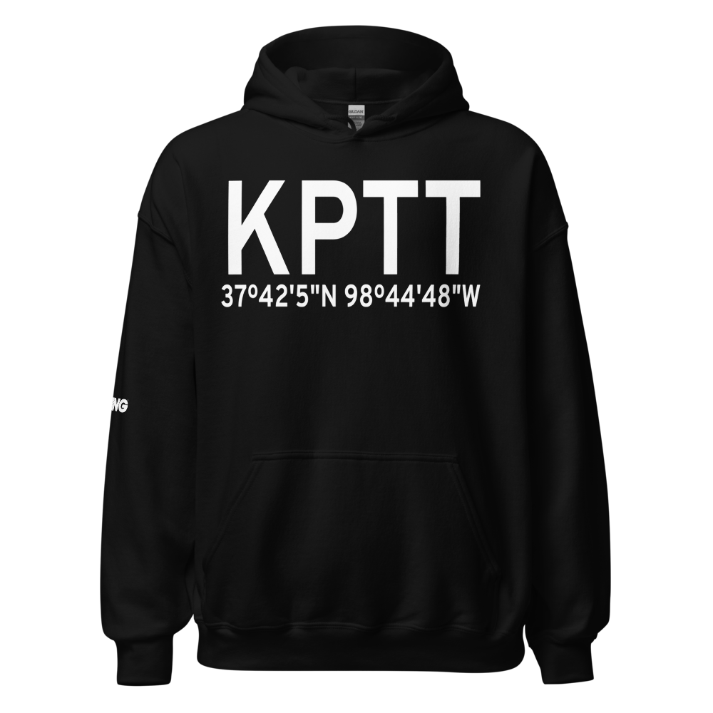 Pratt Regional Airport (KPTT) ICAO Hoodie Sweatshirt 