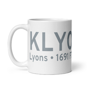 Lyons-Rice County Municipal Airport (KLYO) ICAO Mug