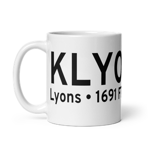 Lyons-Rice County Municipal Airport (KLYO) ICAO Mug